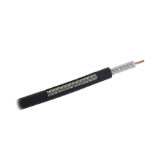 Times Microwave Metro de Cable Coaxial RG-58 , Baja Pérdida de 50 Ohms, Conductor de Cobre Sólido LMR-195