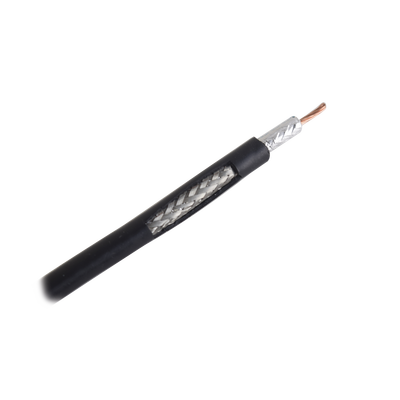 Times Microwave Metro de Cable Coaxial Ultra Flexible LMR240UF de 50 Ohm, Conductor Central de Cobre Trenzado LMR-240UF