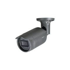 Hanwha Techwin Wisenet Cámara IP Tipo Bala Exterior 2 Megapíxel / Lente 3 mm / IR 30M / WDR 120db / IP66 MOD: LNO-6010R