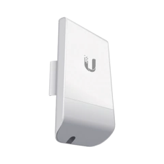 UBIQUITI NETWORKS NanoStation airMAX locoM5 CPE, hasta 150 Mbps, frecuencia 5 GHz (5170-5875 MHz) con antena integrada de 13 dBi LOCOM5