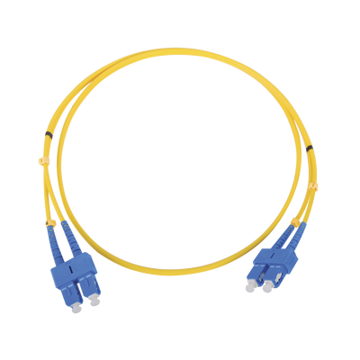 LINKEDPRO BY EPCOM Jumper de Fibra Óptica Monomodo SC/SC Duplex de 1 metro MOD: LP-FO-6053B