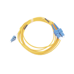LINKEDPRO BY EPCOM Jumper de Fibra Óptica Monomodo 9/125 LC/UPC-SC/UPC, PVC, 2.0 mm, Dúplex, amarillo, 3 metros MOD: LP-FO-D-LCU-SCU-03