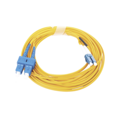 LINKEDPRO BY EPCOM Jumper de Fibra Óptica Monomodo 9/125 LC/UPC-SC/UPC, PVC, 2.0 mm, Dúplex, amarillo, 5 metros MOD: LP-FO-D-LCU-SCU-05