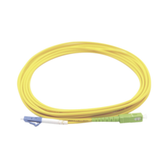 LINKEDPRO BY EPCOM Jumper de Fibra Óptica Monomodo LC/UPC SC/APC Simplex, color amarillo 1 metro MOD: LP-FO-LCU-SCA-01