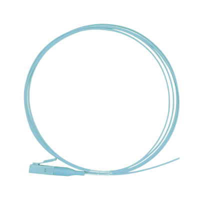 LINKEDPRO BY EPCOM Pigtail de Fibra Óptica Simplex LC, PVC, OM3 50/125, Aqua, 1 metro MOD: LP-FOM3-LC-01