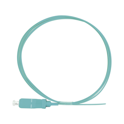 LINKEDPRO BY EPCOM Pigtail de Fibra Óptica Simplex SC, PVC, OM3 50/125, Aqua, 1 metro MOD: LP-FOM3-SC-01