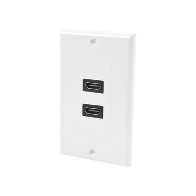 LINKEDPRO BY EPCOM Placa de pared de 2 puertos HDMI hembra a hembra MOD: LP-FP-091