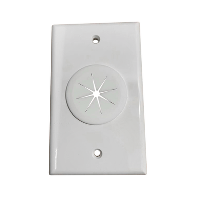 LINKEDPRO BY EPCOM Placa de Pared, con Orificio y Grommet, Ideal para pasar cables MOD: LP-FP-GROM