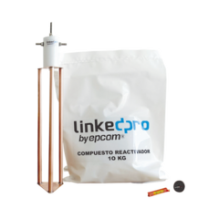LINKEDPRO BY EPCOM Electrodo para Corriente Máxima de 30 Amp. con Compuesto Mejorador de Terreno MOD: LP-GROUND-30A