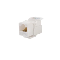 LINKEDPRO BY EPCOM Módulo Jack Keystone Cat5e sin herramienta (toolless) para faceplate - Color Blanco MOD: LP-KJ-516-WH
