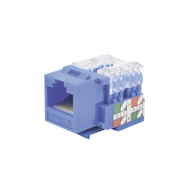 LINKEDPRO BY EPCOM Módulo Jack 110 Cat6, Keystone para faceplate - Color Azul LP-KJ-601-BU