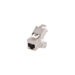 LINKEDPRO BY EPCOM Módulo Jack Keystone Cat6A Blindado (STP) sin herramienta (toolless) para faceplate MOD: LP-KJ6AS-04