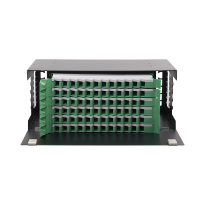 LINKEDPRO BY EPCOM Distribuidor de Fibra Óptica con bandejas deslizables, vacío, 19in, acepta 72 adaptadores "LC Duplex" o "LC Simplex" o 72 "SC" Simplex, 4U MOD: LP-ODF-8072