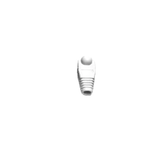 LINKEDPRO BY EPCOM Bota Plástica para protección de Plug RJ45, Color Blanco LP-PG8-025-WH