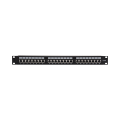 LINKEDPRO BY EPCOM Panel de parcheo de impacto (110) Blindado (STP) de 24 puertos Cat6, 19in MOD: LP-PP-630