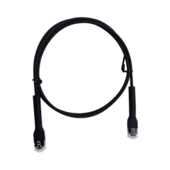LINKEDPRO BY EPCOM Cable de Parcheo Ultra Slim Con Bota Flexible UTP Cat6 - 10 m Negro Diámetro Reducido LP-PSLIM-10BK