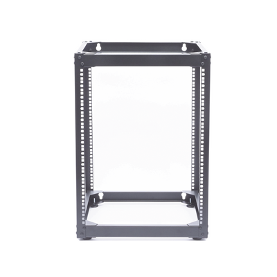 LINKEDPRO BY EPCOM Rack Abierto de 4 Postes Instalación Pared o Piso de 14 Unidades, ¡Ideal para Equipo de Audio! MOD: LP-RPP-1914