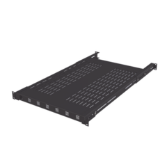 LINKEDPRO BY EPCOM Charola ventilada para soportar equipos en Rack, Profundidad Ajustable de 495 a 965 mm, 1U, Color Negro MOD: LPRVSH49-961U