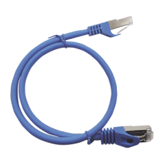 LINKEDPRO BY EPCOM Patch Cord Cat6A 10G blindado 0.5M ( 1.64 ft ) AZUL MOD: LP-STP-6A-050-BU