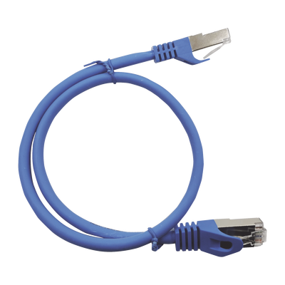 LINKEDPRO BY EPCOM Patch Cord Cat6A 10G blindado 0.5M ( 1.64 ft ) AZUL MOD: LP-STP-6A-050-BU