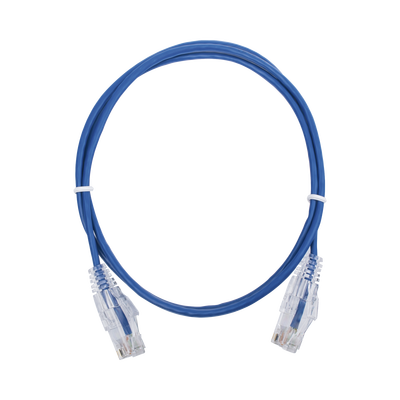 LINKEDPRO BY EPCOM Cable de Parcheo Slim UTP Cat6 - 1 metro, Azul, Diámetro Reducido (28 AWG) MOD: LP-UT6-100-BU28