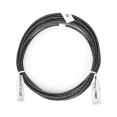 LINKEDPRO BY EPCOM Cable de Parcheo Slim UTP Cat6 - 3 m Negro Diámetro Reducido (28 AWG) MOD: LP-UT6-300-BK-28