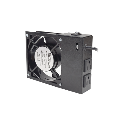 LINKEDPRO BY EPCOM Ventilador 110 Vca con Clavija para Gabinete de Pared con 2 Tomas de Corriente. MOD: LP-VENT-01