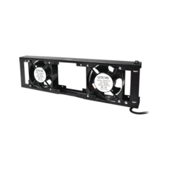 LINKEDPRO BY EPCOM Kit de 2 Ventiladores 110 Vca (12 x 12 cm) con Clavija para Gabinete de Piso. MOD: LP-VENT-02