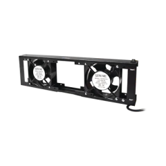 LINKEDPRO BY EPCOM Kit de 2 Ventiladores 110 Vca (12 x 12 cm) con Clavija para Gabinete de Piso. MOD: LP-VENT-02