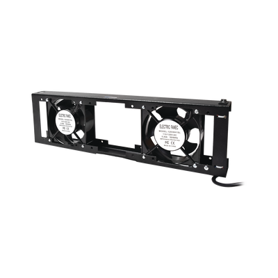 LINKEDPRO BY EPCOM Kit de 2 Ventiladores 110 Vca (12 x 12 cm) con Clavija para Gabinete de Piso. MOD: LP-VENT-02