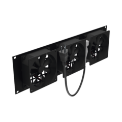 LINKEDPRO BY EPCOM Kit de 3 Ventilador 110 Vca (12 x 12 cm) con Clavija 5-15P. Para instalación en Postes Rack. MOD: LP-VENT-03X3U