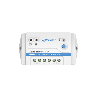 EPEVER Controlador Solar de Carga y Descarga PWM, 12/24 V 10 A, Parámetros Configurables MOD: LS-1024-B