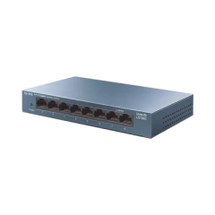 TP-LINK Switch de escritorio Gigabit de 8 puertos 10/100/1000Mbps, carcasa metálica MOD: LS108G