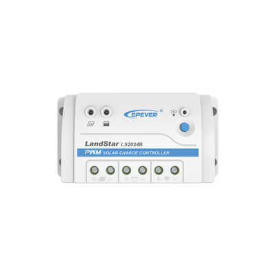 EPEVER Controlador Solar de Carga y Descarga PWM 12/24V 20A, Parámetros Configurables MOD: LS-2024-B