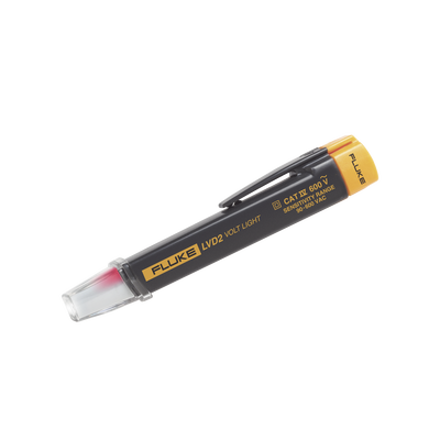 FLUKE Detector de Voltaje Sin Contacto, Rango de 90 a 600 Vca, Con Linterna LED de 100 mil Horas de Vida Útil MOD: LVD2