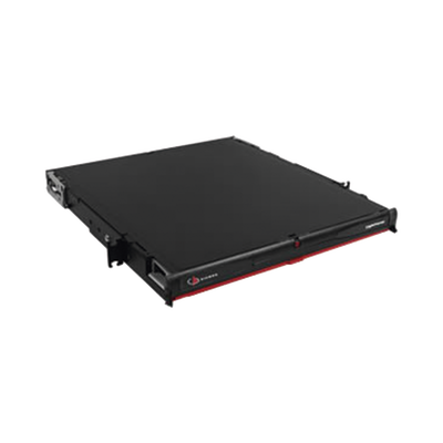 SIEMON Distribuidor de Fibra Óptica de Alta Densidad LigthVerse *Pro* Para Rack de 19in, Acepta 4 Placas Plug and Play, Hasta 96 Fibras, 1 UR MOD: LVE-1U-MD-P01A