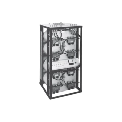TELEWAVE, INC Combinador en Rack 24", 400-512 MHz, 6 Can.(10"Dia.) 250 KHz Tx-Tx, Monitor/Pot. 150 Watt, N Hembras. MOD: M101-450-6TRM