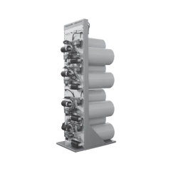 TELEWAVE, INC Combinador de Alta-Q en Rack 19", 400-512 MHz, 6Can.(10"Dia.) 2dB @ 150KHz (min.) 150Watt, N Hembras. MOD: M101-450-6TRM-3Q