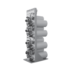 TELEWAVE, INC Combinador de Alta-Q en Rack 19", 400-512 MHz, 7Can.(10"Dia.) 2dB @ 150KHz (min.) 150Watt, N Hembras. MOD: M101-450-7TRM-3Q
