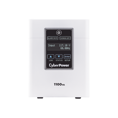 CYBERPOWER UPS de Grado Medico, de 1100 VA/880 W, Topología Línea Interactiva, Entrada 120 Vca NEMA 5-15P-HG, Tipo Mini Torre, Con 6 Tomas NEMA 5-15R-HG MOD: M1100XL