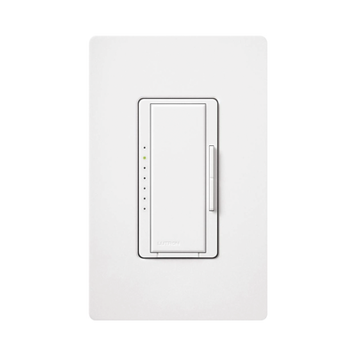LUTRON ELECTRONICS Maestro multilocación 227V, 6A, color blanco. MOD: MAF6AM227WH