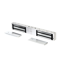 ACCESSPRO Chapa magnética de 1200 Lbs /Para Puertas Dobles/ Interior/ LED / Sensor Bloqueo MOD: MAG1200D