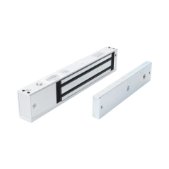 ACCESSPRO Chapa magnética 600 lbs con LED Ultra-brillante/ Libre de Magnetismo Residual / Sensor de estado de la placa MAG600NLED