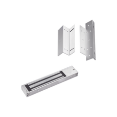 ACCESSPRO Kit para control de acceso incluye Chapa magnética de 600Lbs / Montajes L y Z MAG600NLEDK