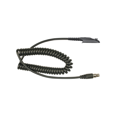 PRYME Cable para auricular HDS-EMB con atenuación de ruido para radios Motorola HT-750/ 1250/ 1550, PRO-5150/ 5550/ 7150/ 9150, MTX-850LS, PTX-700/ 760/ 780, Baofeng. MOD: MCEM-33