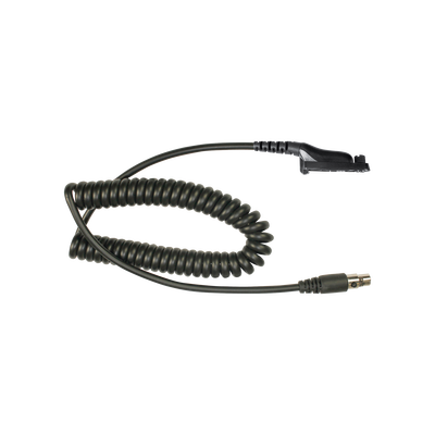PRYME Cable para auricular HDS-EMB con atenuación de ruido para radios MOTOROLA (MOTOTRBO) XPR6500, XPR6550, DEP450, DEP550, DEP550e, DEP570, DGP-4150, DGP-6150, DGP-8550, DGP-5550, APX-7000/ DP-3400. MOD: MCEM-83