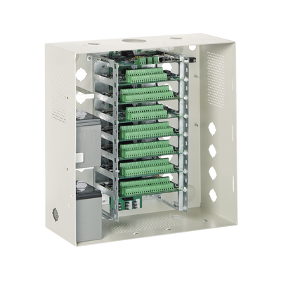 ROSSLARE SECURITY PRODUCTS Gabinete metálico para 9 tarjetas de la serie EXPANSE MOD: ME-00