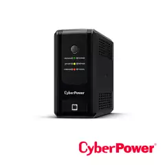 CYBERPOWER UPS de 1000 VA/500 W, Topología Línea Interactiva, Entrada 120 Vca NEMA 5-15P, y 8 Salidas NEMA 5-15R, Puerto USB, Con Regulador de Voltaje (AVR) UT1000GU