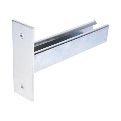CHAROFIL Ménsula Unicanal, 200mm, con acabado Electro Zinc MOD: MG-MS-112EZ