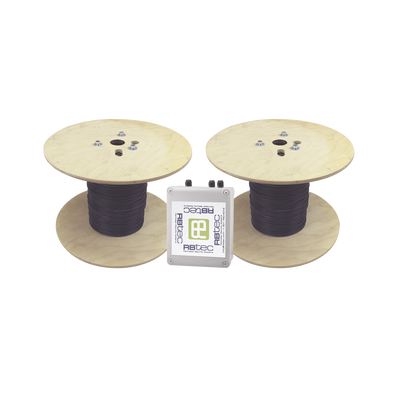 RBTEC MICALERT Cable Sensor para Paredes, Rejas Rigidas o barandales / 2 zonas de 305 metros / 610 Metros de Protección Total/Tarjeta LPU400/Calibración via software MOD: MIC2Z1000V2